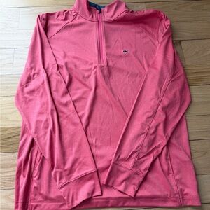 Vineyard Vines Pink Quarter-Zip Pullover